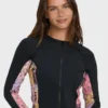 Dreamy Daze Rashguard mit Reißverschluss vorne und langen Ärmeln Dreamy Daze Rashguard mit Reißverschluss vorne und langen Ärmeln