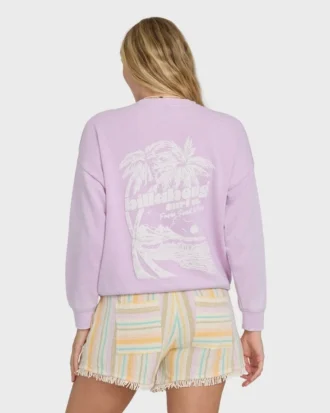Echo Burnout Rundhals-Sweatshirt