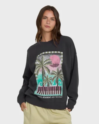 Echo Sweatshirt mit Rundhalsausschnitt