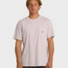 Essential Pocket Wave Washed Premium Kurzarm-Shorts-T-Shirt