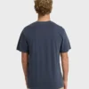 Essential Pocket Wave Washed Premium Kurzarm-Shorts-T-Shirt