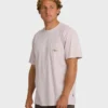Essential Pocket Wave Washed Premium Kurzarm-Shorts-T-Shirt
