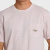 Essential Pocket Wave Washed Premium Kurzarm-Shorts-T-Shirt
