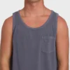 Essential Pocket Wave Washed Premium Tank Top Essential Pocket Wave Washed Premium Tank Top