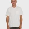 Essential Wave Washed Premium-Shorts-T-Shirt mit kurzen Ärmeln und Tasche