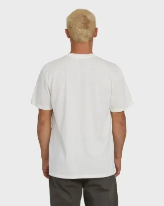Essential Wave Washed Premium-Shorts-T-Shirt mit kurzen Ärmeln und Tasche