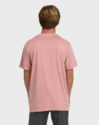 Essential Wave Washed Premium-Shorts-T-Shirt mit kurzen Ärmeln und Tasche
