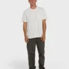 Essential Wave Washed Premium-Shorts-T-Shirt mit kurzen Ärmeln und Tasche
