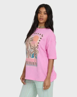 Feel the Heat Kurzarm-Strick-T-Shirt
