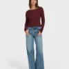Fever Twist Langarm-Strickoberteil