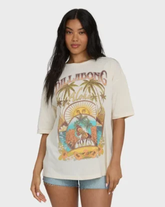 Forever Dawn Kurzarm-Strick-T-Shirt