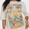 Forever Dawn Kurzarm-Strick-T-Shirt