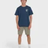 Forge Premium Kurzarm-Baumwoll-Shorts-T-Shirt