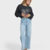 Free Fall Denim-Hose mit hoher Taille Free Fall Denim-Hose mit hoher Taille