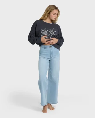 Free Fall Denim-Hose mit hoher Taille