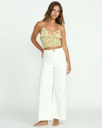 Free Fall Twillhose mit hoher Taille