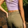 Free Fall Twillhose mit hoher Taille