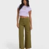 Free Fall Twillhose mit hoher Taille
