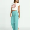 Free Fall Twillhose mit hoher Taille Free Fall Twillhose mit hoher Taille