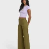 Free Fall Twillhose mit hoher Taille