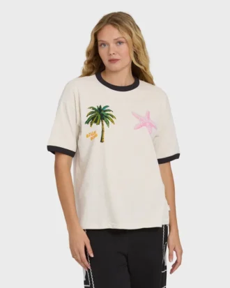 Fun Paradise Kurzarm-Baumwoll-T-Shirt