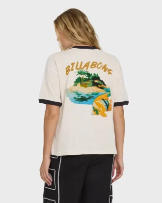 Fun Paradise Kurzarm-Baumwoll-T-Shirt