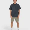 Garage Sandon Jacquard-Hemd mit kurzen Shorts Garage Sandon Jacquard-Hemd mit kurzen Shorts