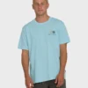 Glyph Wave Washed Premium-Baumwoll-T-Shirt mit kurzen Ärmeln