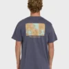 Glyph Wave Washed Premium-Baumwoll-T-Shirt mit kurzen Ärmeln