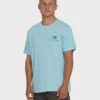 Glyph Wave Washed Premium-Baumwoll-T-Shirt mit kurzen Ärmeln