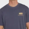 Glyph Wave Washed Premium-Baumwoll-T-Shirt mit kurzen Ärmeln