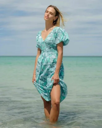 Go Coastal Midi-Kleid