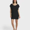Hallow Wave Mini-Kleid mit kurzen Shorts