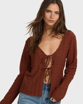Havana Langarm-Strickoberteil