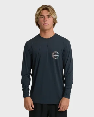 Hollow Loose Fit Langarm-Surf-T-Shirt