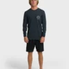 Hollow Loose Fit Langarm-Surf-T-Shirt