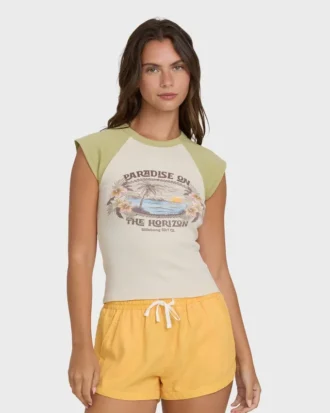 Horizon Raglan-Shorts mit kurzen Ärmeln