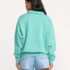 Hula Sweatshirt mit halbem Reißverschluss