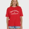 I Will Travel Kurzarm-Strick-T-Shirt