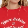 I Will Travel Kurzarm-Strick-T-Shirt