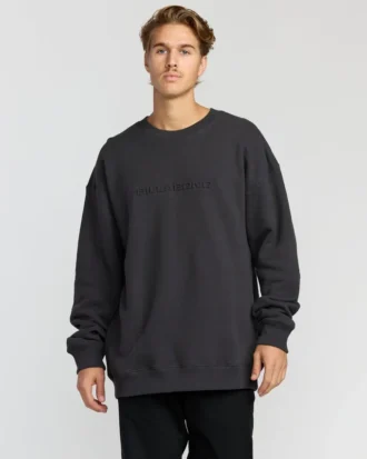 Ikonisches Sweatshirt mit Rundhalsausschnitt und Prägung