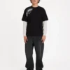 Immortal Blast Kurzarm-Strick-T-Shirt