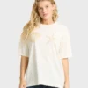 „In Front of Me“ Kurzarm-Strick-T-Shirt