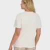 „In Front of Me“ Kurzarm-Strick-T-Shirt