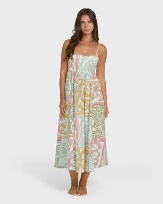 Island Life Midi-Kleid