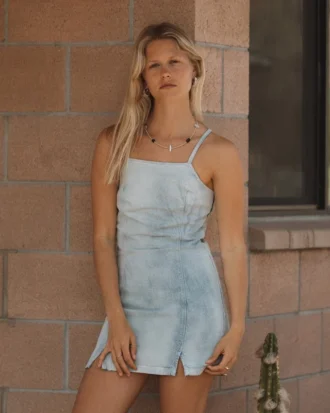 Jade-Denim-Kleid im Saltwashed-Look