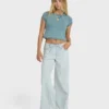 Jade Saltwashed Hose mit elastischem Bund Jade Saltwashed Hose mit elastischem Bund