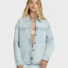 Jade Saltwashed Langarm-Webtop Jade Saltwashed Langarm-Webtop