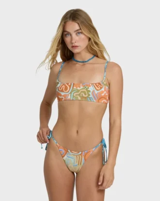 Le Surf Maya Tiny Bikinihose mit seitlichen Bändern