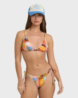 Lei Daze Tall Slide Triangle Bikini-Oberteil
